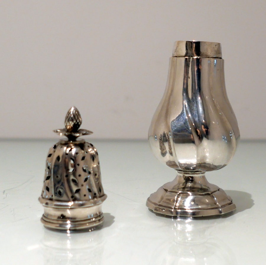 18th Century Dutch Silver Sugar Caster Amsterdam Circa 1760 - 5