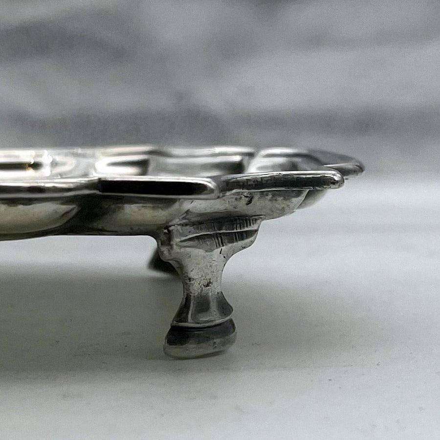 Early 18th Century Antique George II Silver Salver London 1730 John Tuite - 6