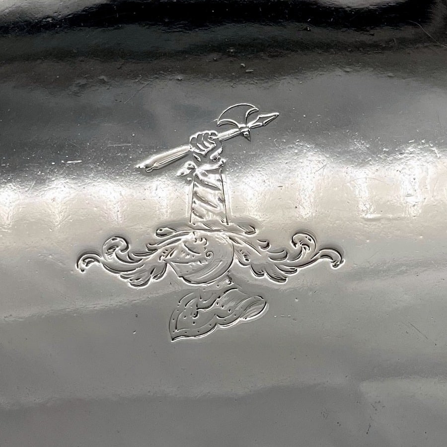 Early 18th Century Antique George II Silver Salver London 1730 John Tuite - 7