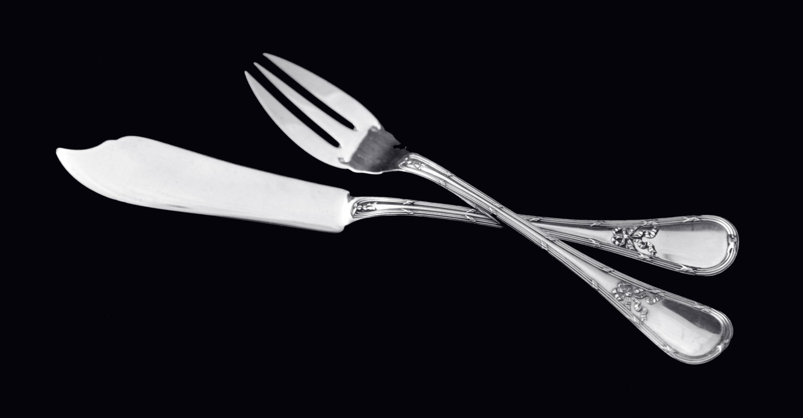 Puiforcat (Hermes) - 306 pcs. Antique French Sterling Silver Flatware Set, 18 Serving Pieces + - 4