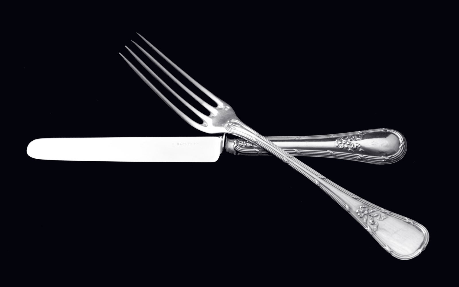 Puiforcat (Hermes) - 306 pcs. Antique French Sterling Silver Flatware Set, 18 Serving Pieces + - 6