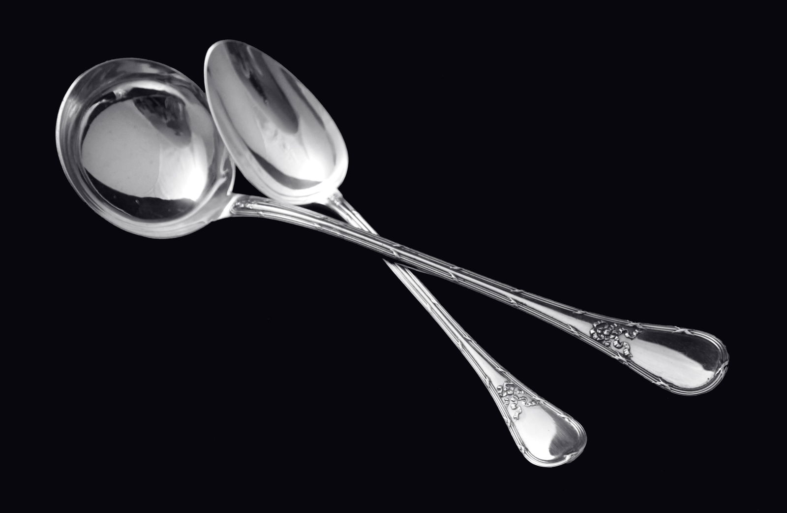 Puiforcat (Hermes) - 306 pcs. Antique French Sterling Silver Flatware Set, 18 Serving Pieces + - 7