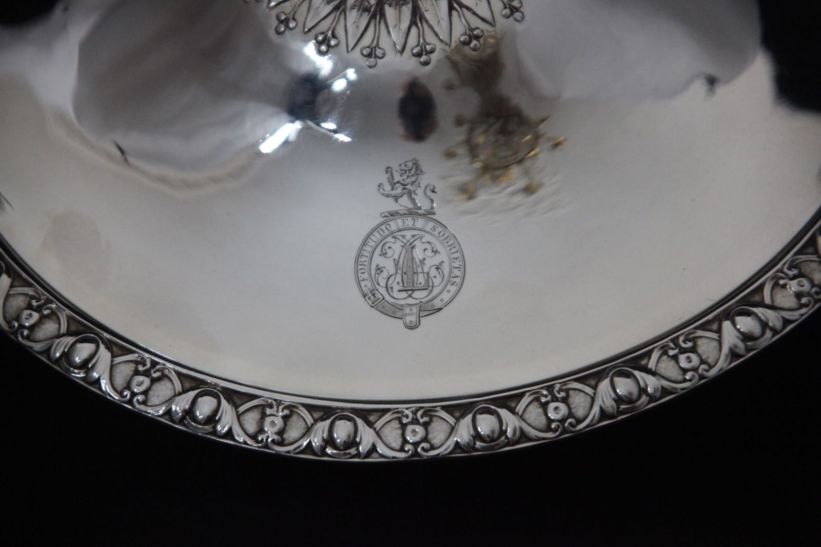 Odiot - 3pc. Antique French 19th Century 950 Sterling Silver Covered Vegetable Server - LIKE NEW ! - 8
