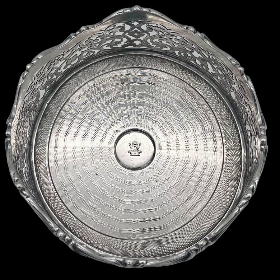 Early 19th Century Antique Victorian Silver Pair Wine Coasters London 1838 Robert Garrard - 6
