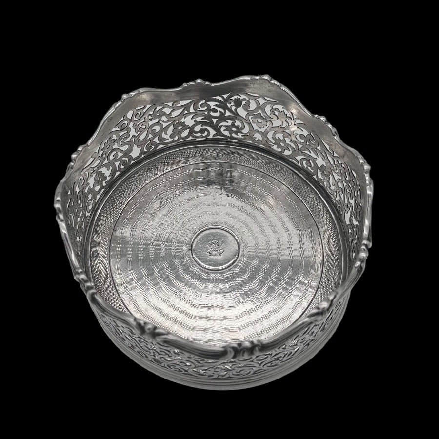 Early 19th Century Antique Victorian Silver Pair Wine Coasters London 1838 Robert Garrard - 7