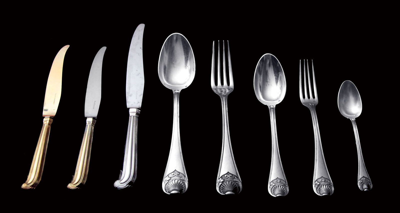 Boin-Taburet: 282pc. Antique French Sterling Silver Flatware Set, 18 Serving Pieces + Chest. (1 of 20)