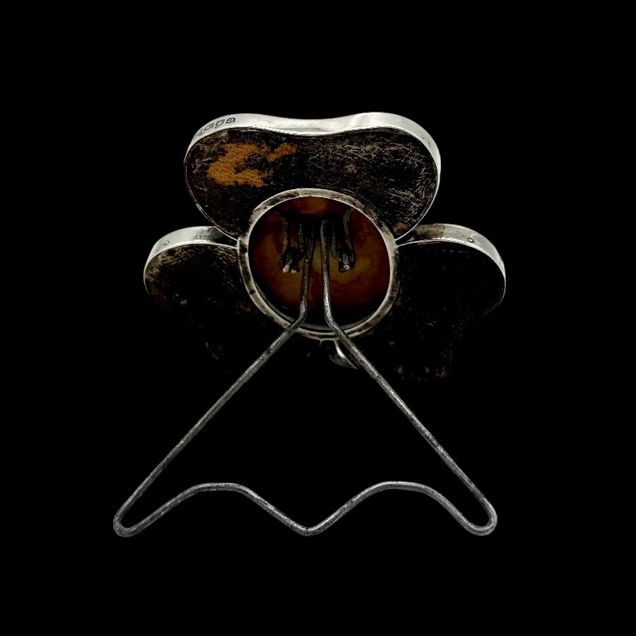 19th Century Antique Victorian Silver Shamrock Picture Frame London 1896 - 5