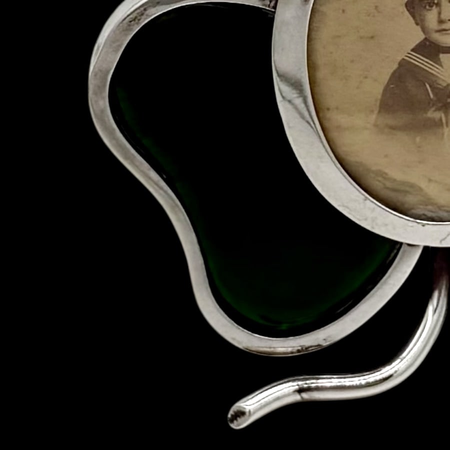 19th Century Antique Victorian Silver Shamrock Picture Frame London 1896 - 6