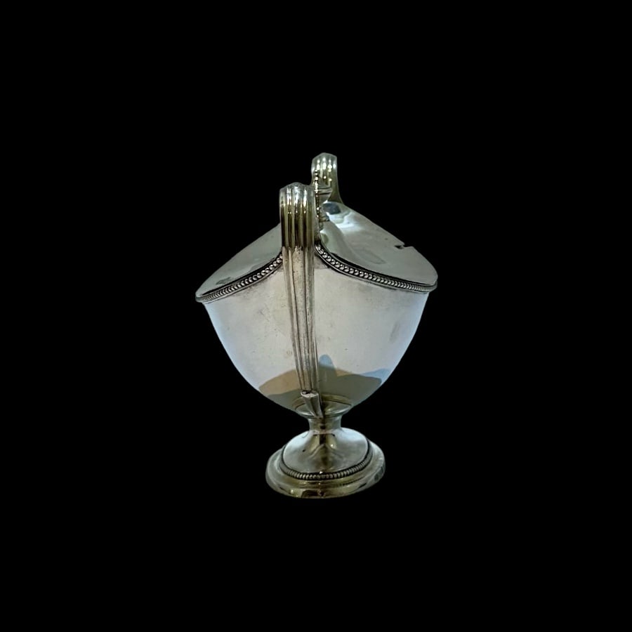 18th Century Antique George III Pair Silver Sauce Tureens London 1786 John Scofield - 4