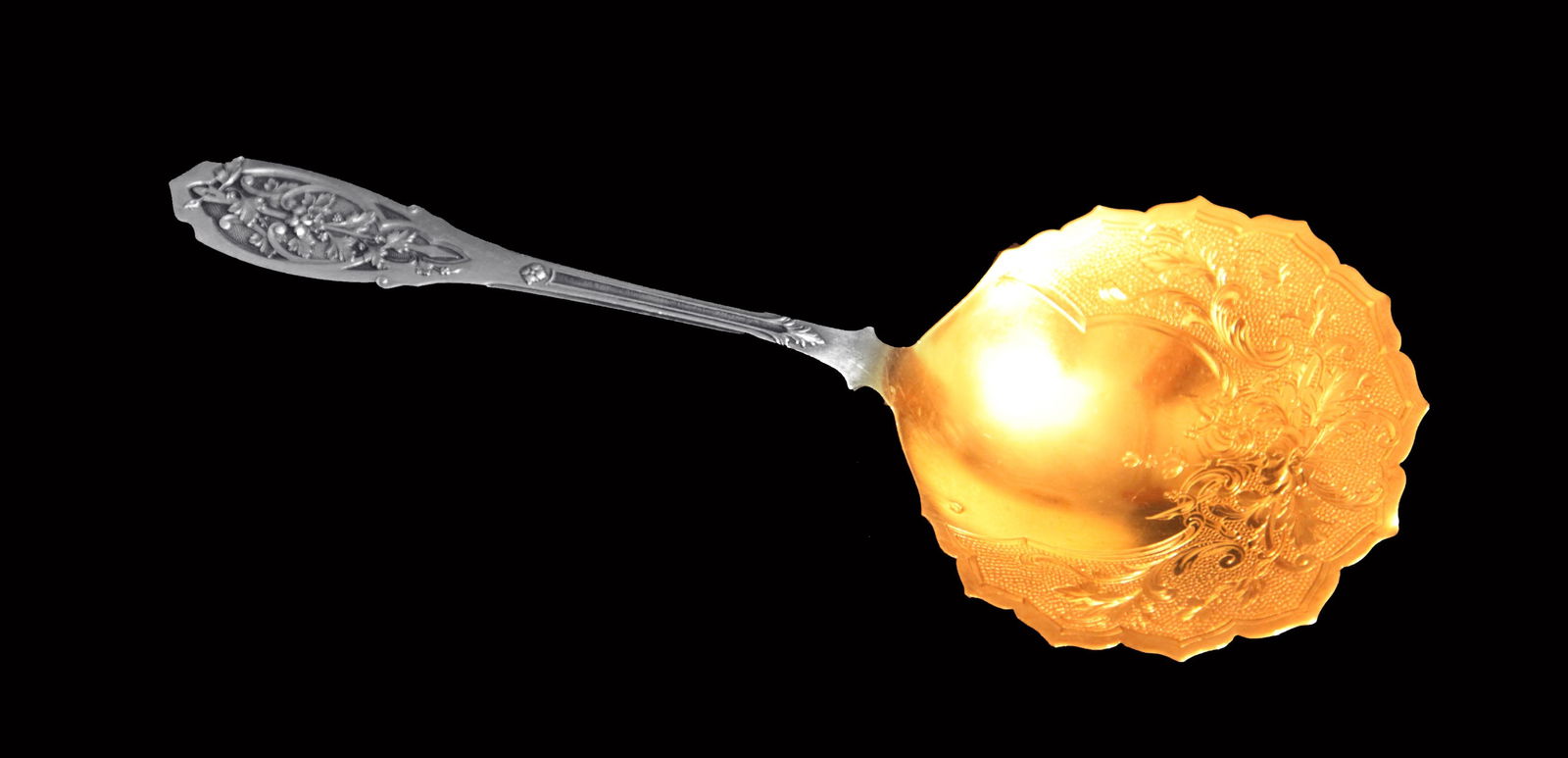 Puiforcat (Hermes) - 170pc. Art Nouveau Antique French 950 Sterling Silver & Vermeil Flatware Set ! - 10