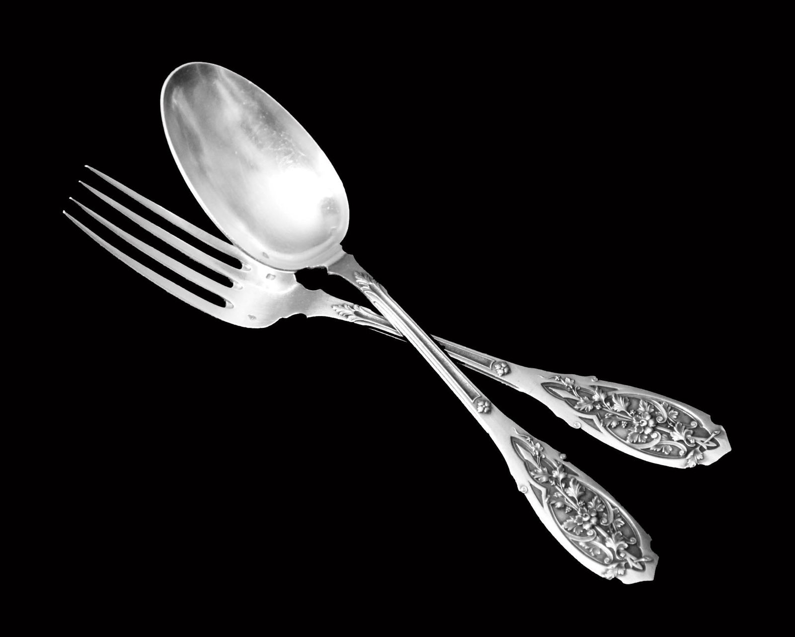 Puiforcat (Hermes) - 170pc. Art Nouveau Antique French 950 Sterling Silver & Vermeil Flatware Set ! - 3