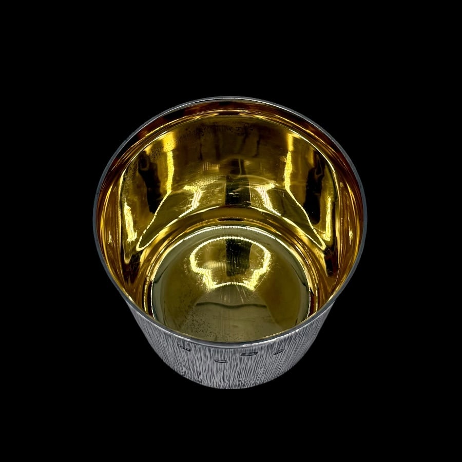 20th Century Modern Sterling Silver Beaker Sheffield 1973 Royal Irish Company - 4