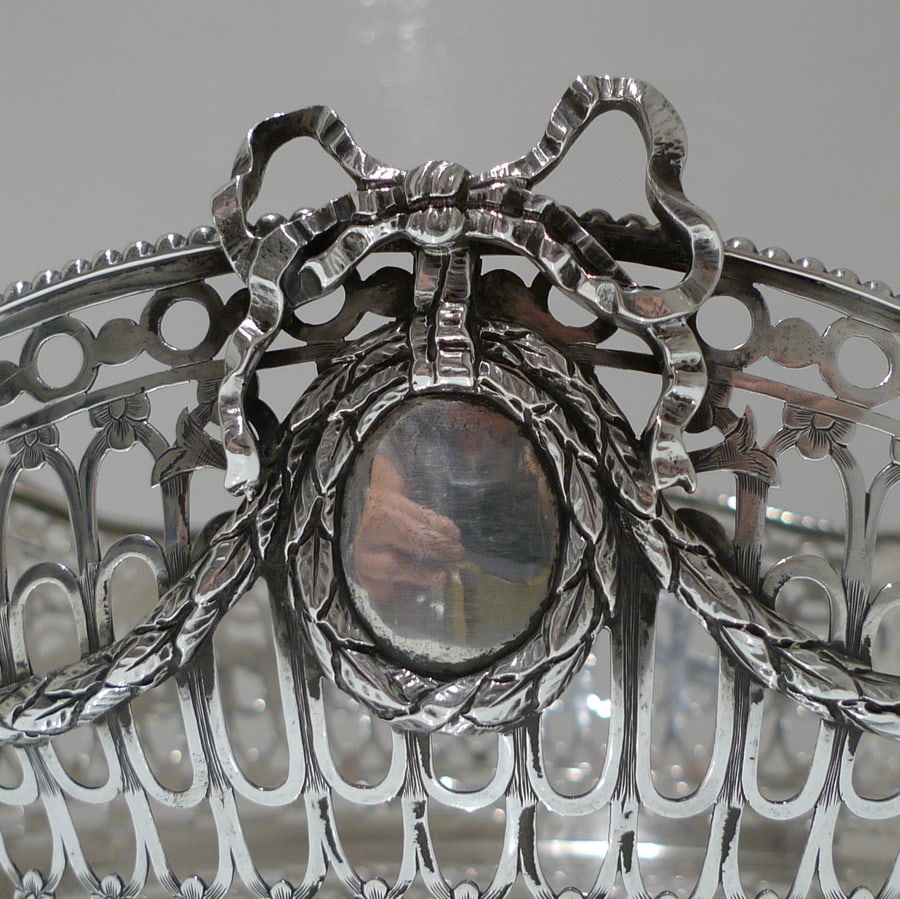 Early 20th Century Antique George V Sterling Silver Dish London 1911 Wakely & Wheeler - 8