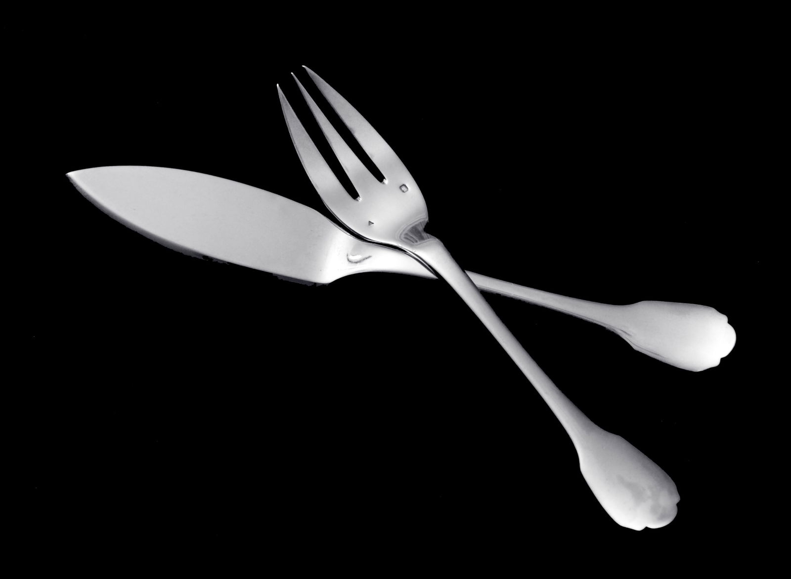 Puiforcat (Hermes) - 48pc. Antique French Sterling Silver Flatware Set + Storage Chests. - 2