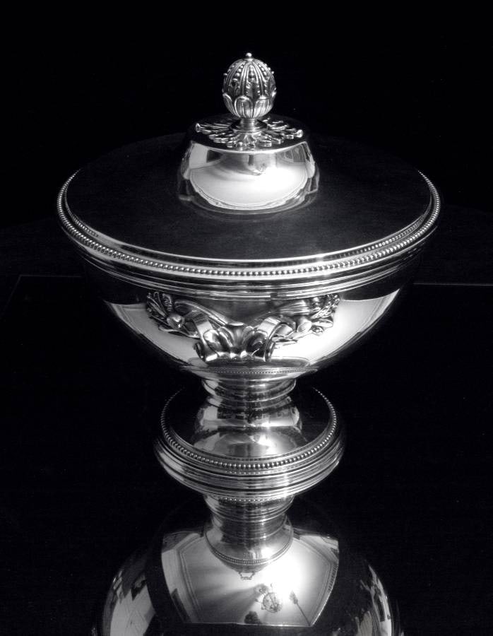 TETARD - ANTIQUE FRENCH STERLING SILVER TUREEN,1850-1899, Bowls,19th Century - 3