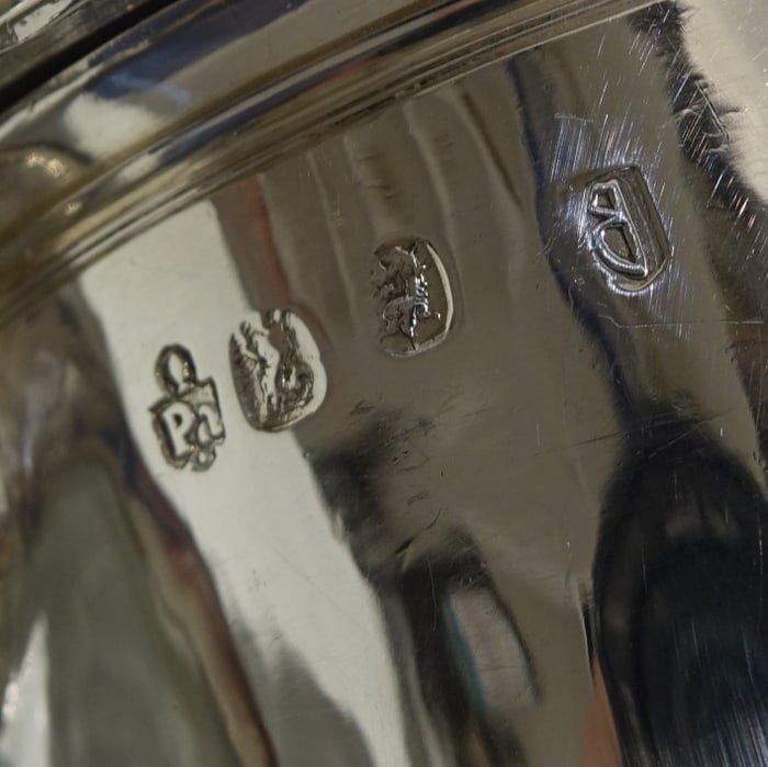 Early 18th Century Antique Queen Anne Britannia Silver Lidded Tankard London 1704 Humphrey Payne - 9