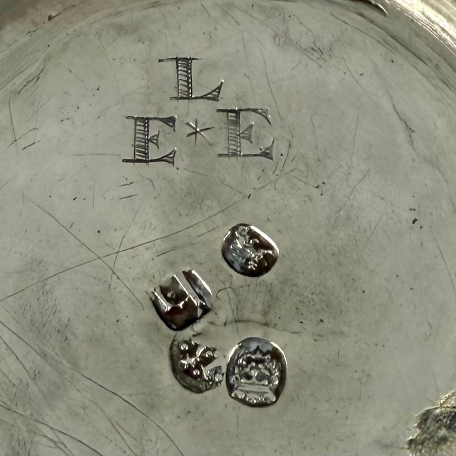 17th Century Antique James II Silver Mug London 1685 Robert Timbrell - 10