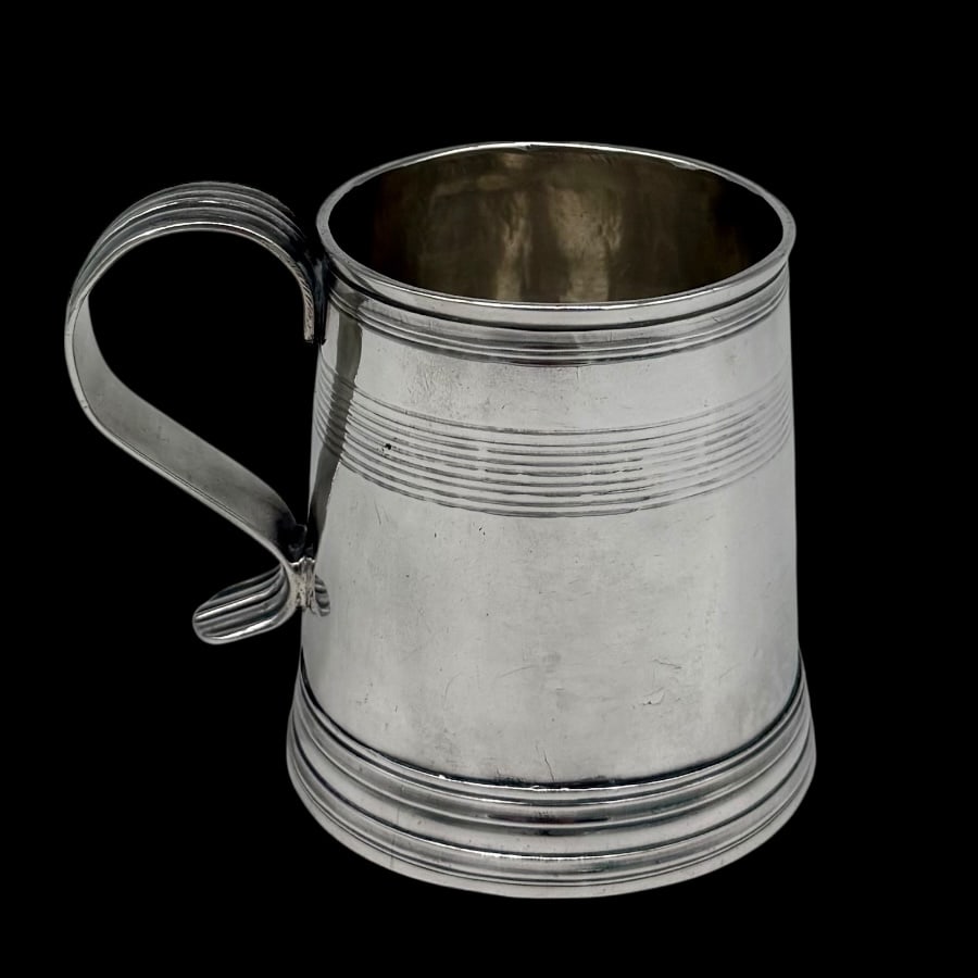 17th Century Antique James II Silver Mug London 1685 Robert Timbrell - 2