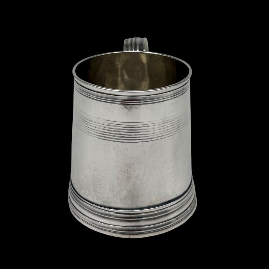 17th Century Antique James II Silver Mug London 1685 Robert Timbrell - 3
