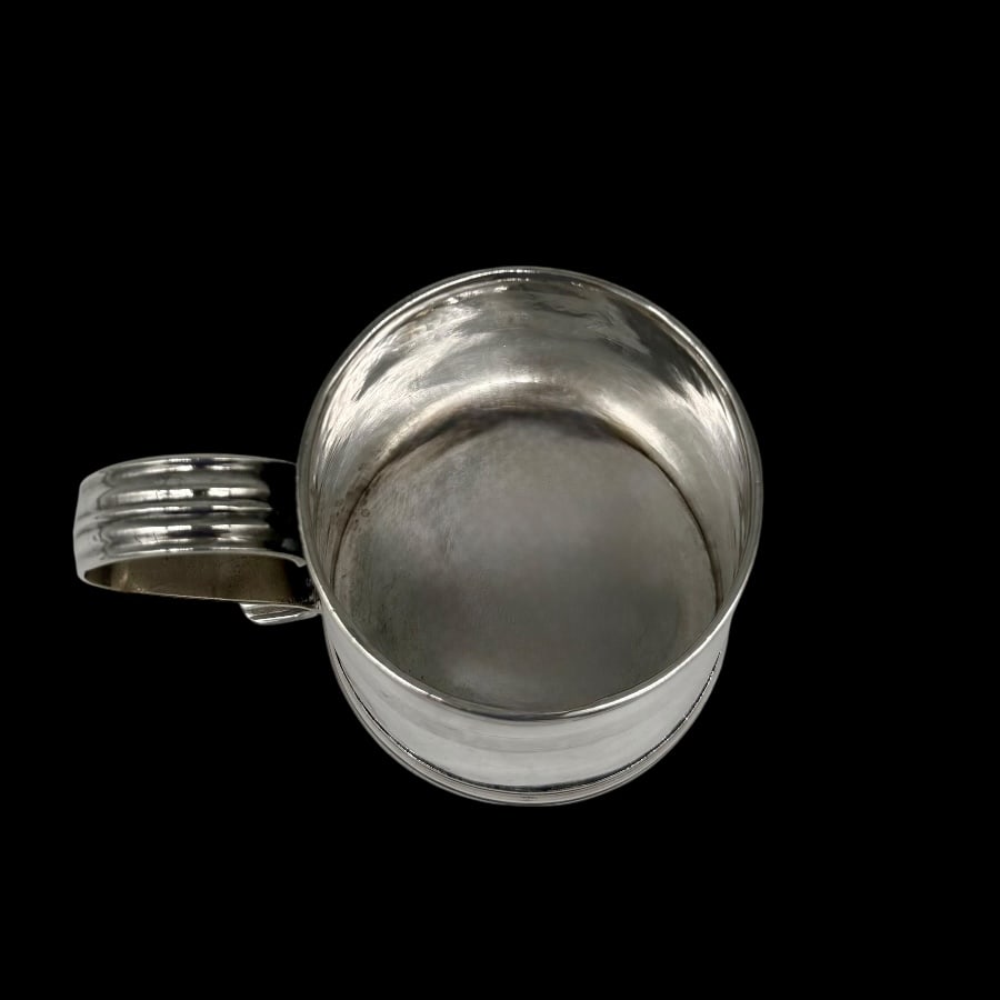 17th Century Antique James II Silver Mug London 1685 Robert Timbrell - 8