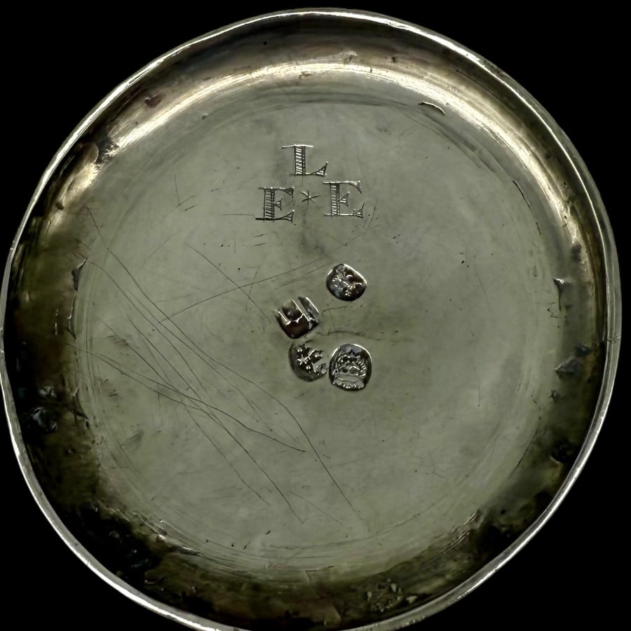 17th Century Antique James II Silver Mug London 1685 Robert Timbrell - 9