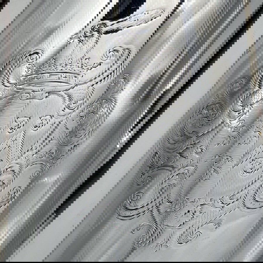 Early 18th Century Antique George II Silver Coffee Pot London 1737 John Swift - 9