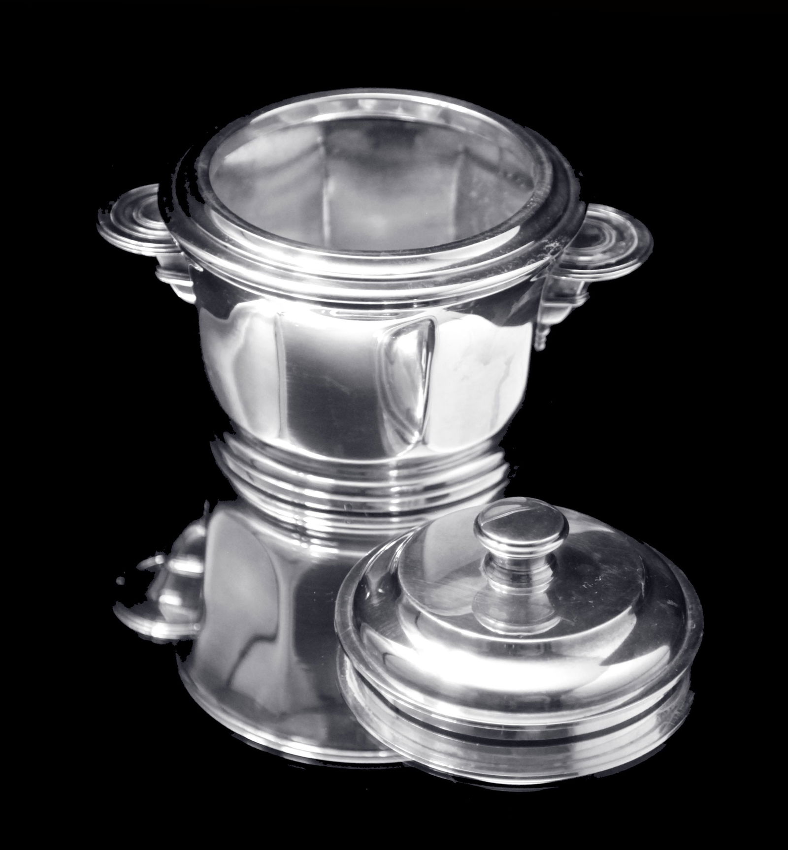 Christofle - 5pc. Original French Art Deco Sterling Silver Tea Set, 1920s - MINT ! - 10