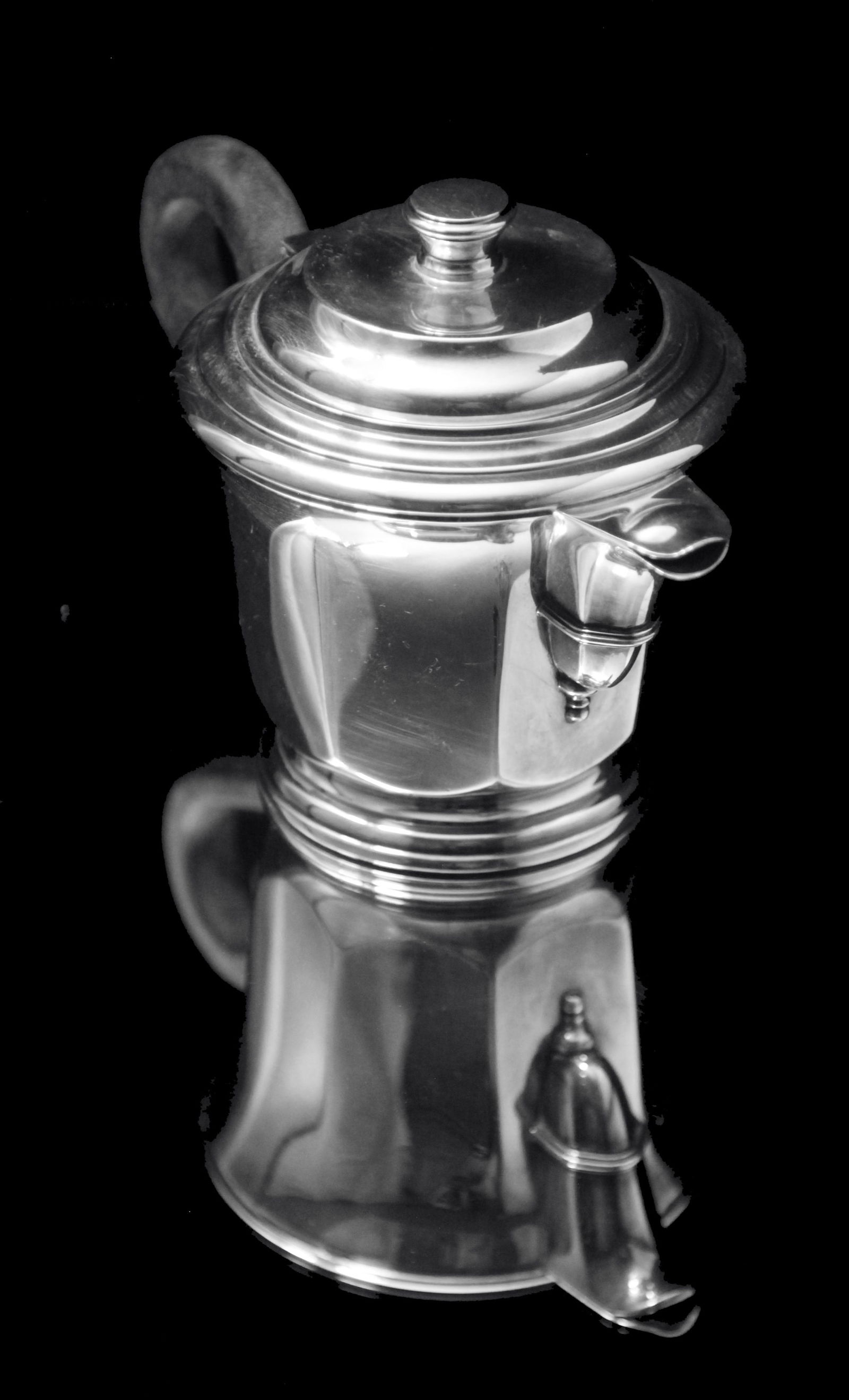 Christofle - 5pc. Original French Art Deco Sterling Silver Tea Set, 1920s - MINT ! - 5