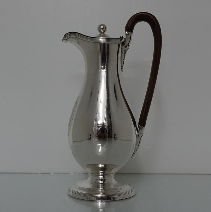 Geo 111 Sterling Silver Wine/Hot Water Jug London 1788 John Scofield - 4