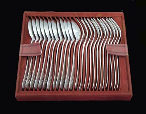 THOMAS HENIN 95pc LOUIS XVI FRENCH STERLING SILVER DESSERT FLATWARE SET, 1850s - 6