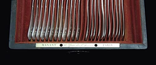 THOMAS HENIN 95pc LOUIS XVI FRENCH STERLING SILVER DESSERT FLATWARE SET, 1850s - 7