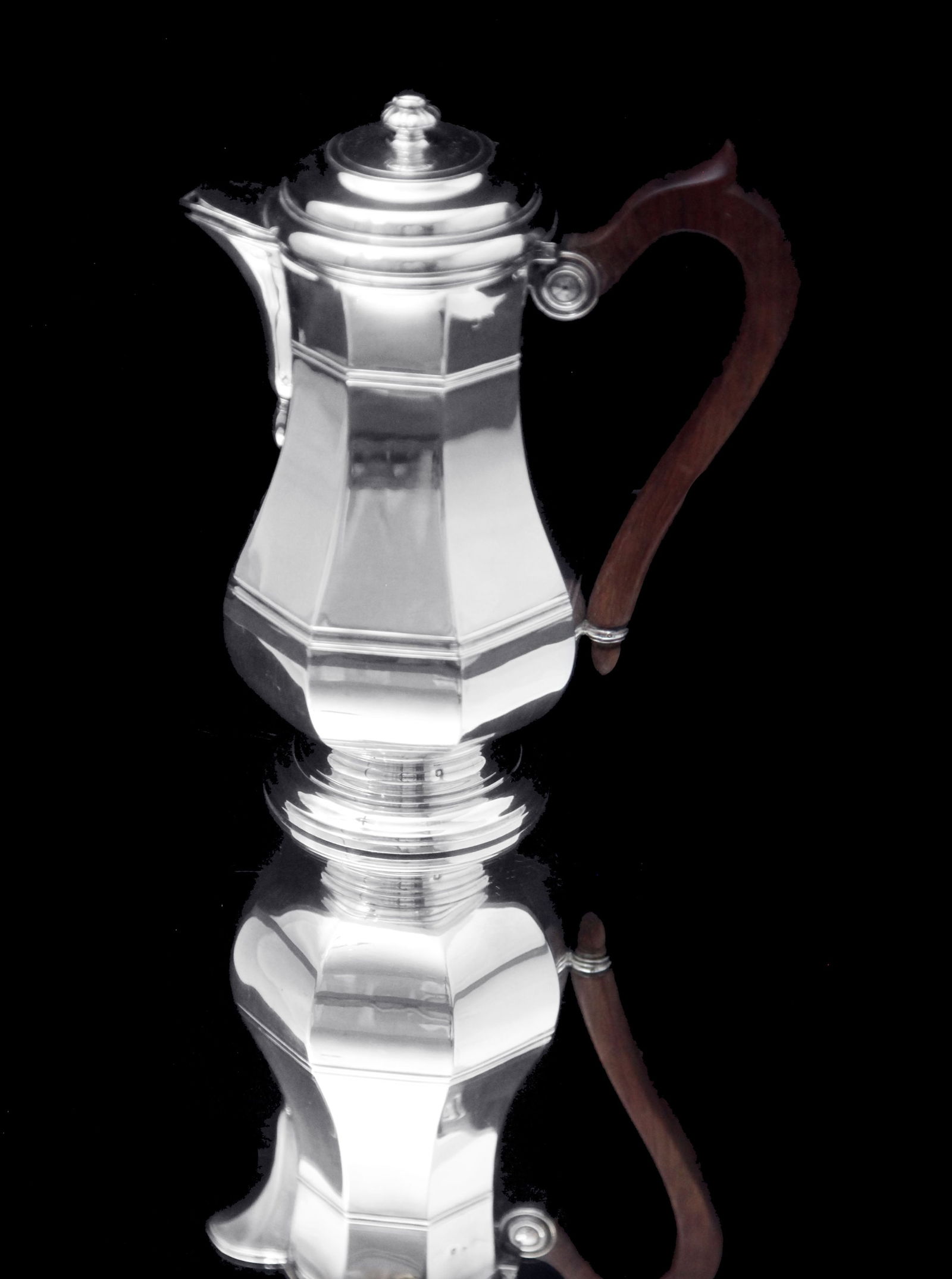 Puiforcat (Hermes) & Christofle: 5pc. Original French Art Deco Sterling Silver Tea Set - MINT ! - 3