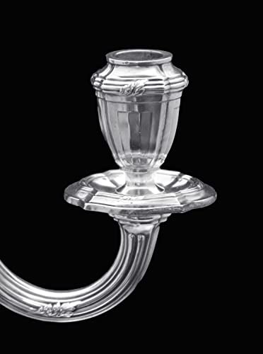 TETARD FRERES - TWO LOUIS XV 4-CANDLE CANDELABRA IN 950 STERLING SILVER - 1905 ! - 9