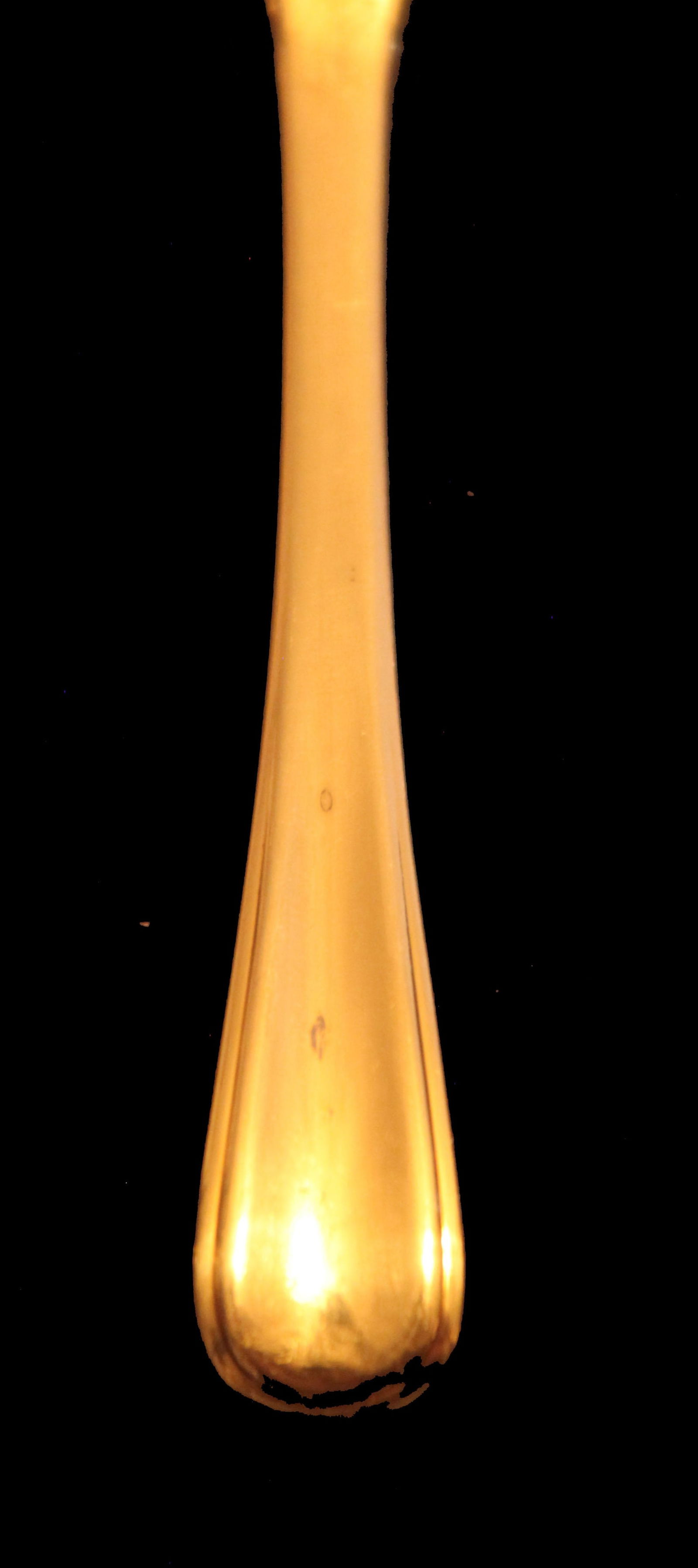 Puiforcat (Hermes) - 140pc. Antique French Sterling Silver & Vermeil Flatware Set, Mazarin Pattern. - 10