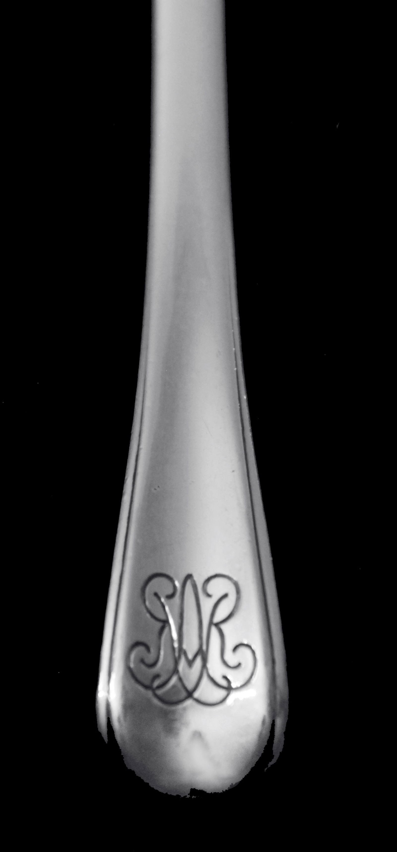 Puiforcat (Hermes) - 140pc. Antique French Sterling Silver & Vermeil Flatware Set, Mazarin Pattern. - 12