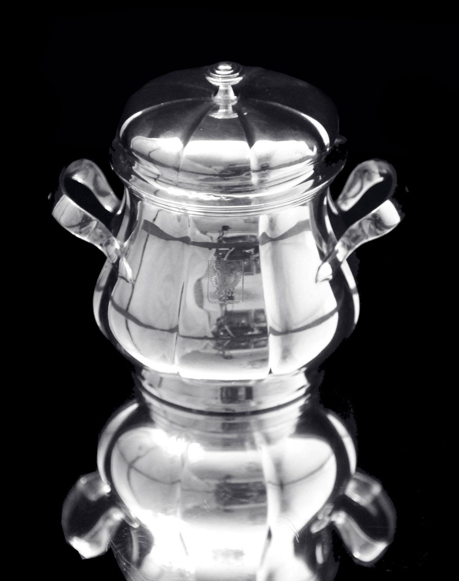 Cardeilhac: Magnificent 5pc. French Antique Sterling Silver Tea Set with Puiforcat Sterling Silver - 7