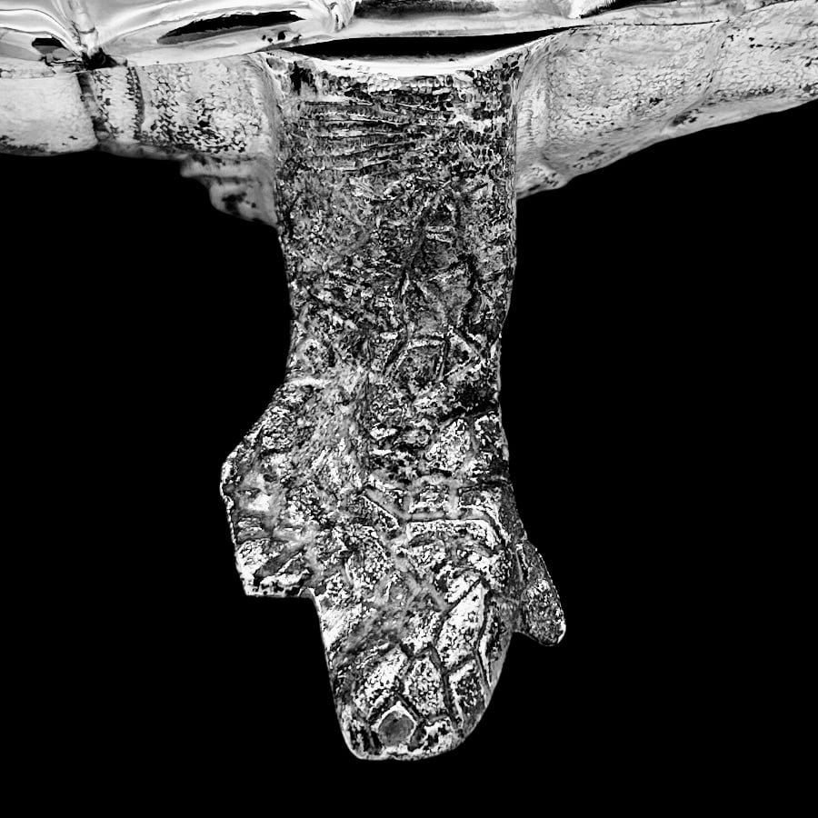 Mid 20th Century Modern Silverplate Large Turtle Box Circa 1950 - 11