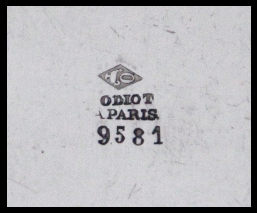 Odiot - 3pc. Antique French 19th Century 950 Sterling Silver Covered Vegetable Server - MINT ! - 8