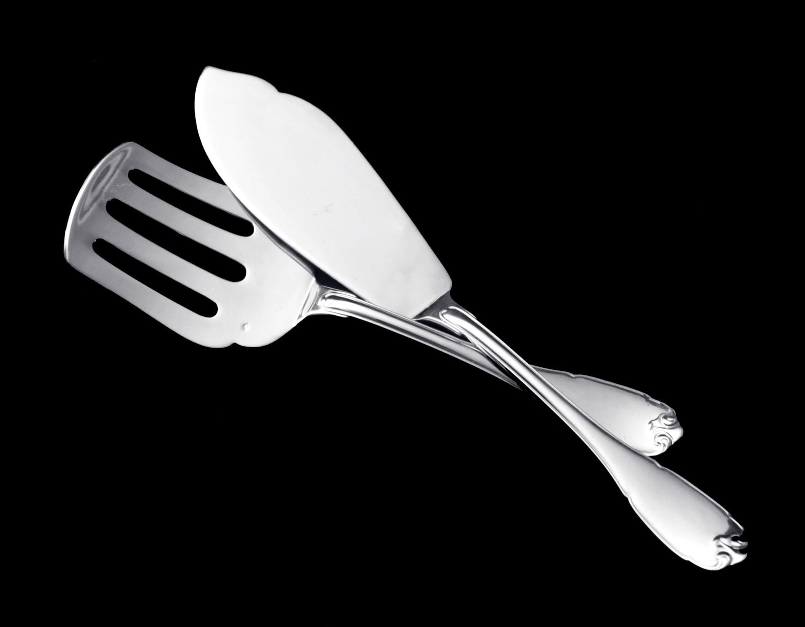 Puiforcat (Hermes) - 299pc. Antique French Sterling Silver Flatware Set, Vauban, Excellent - 10