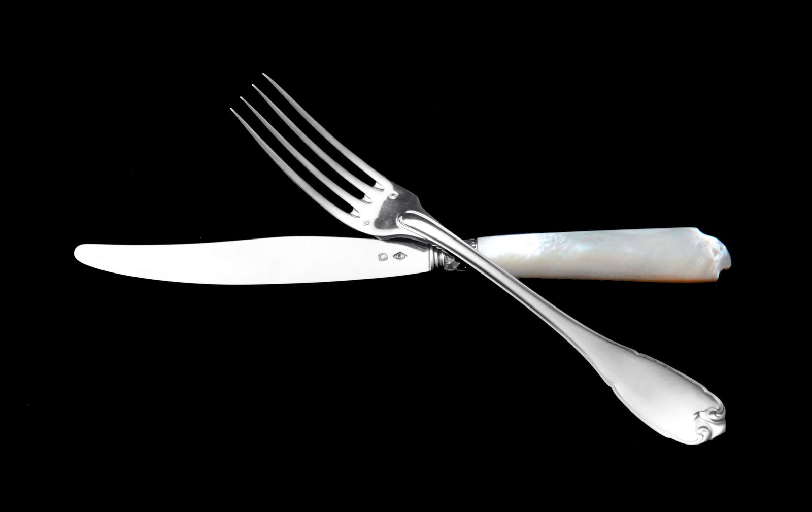 Puiforcat (Hermes) - 299pc. Antique French Sterling Silver Flatware Set, Vauban, Excellent - 6