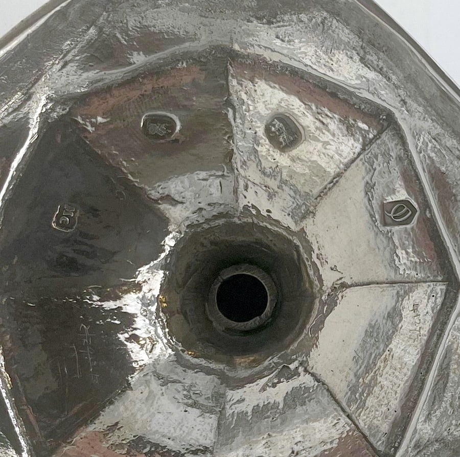 Early 18th Century Antique Queen Anne Britannia Silver Pair Octagonal Candlesticks London 1713 - 8