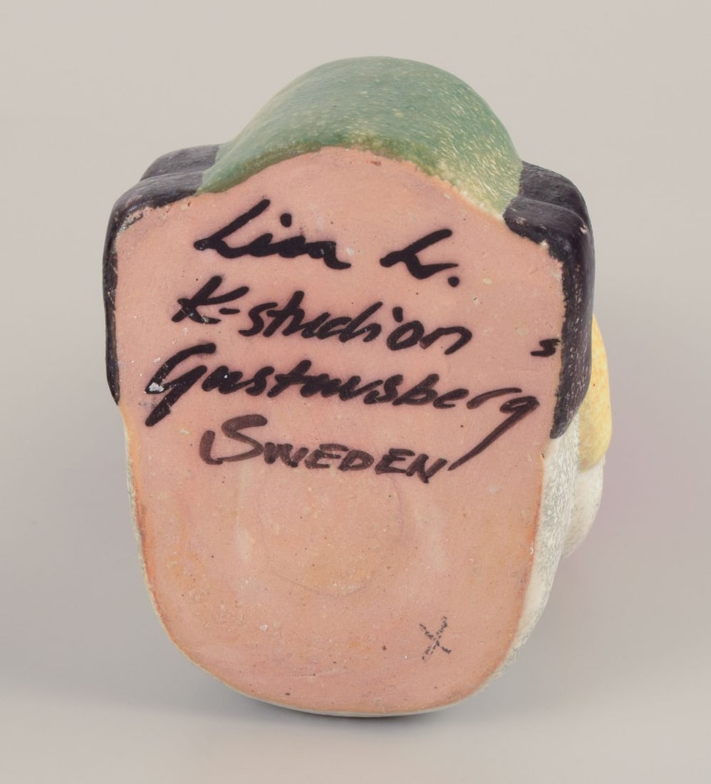 Lisa Larson for Gustavsberg. Candlestick holder. Sitting elf. Late 20th C. - 5