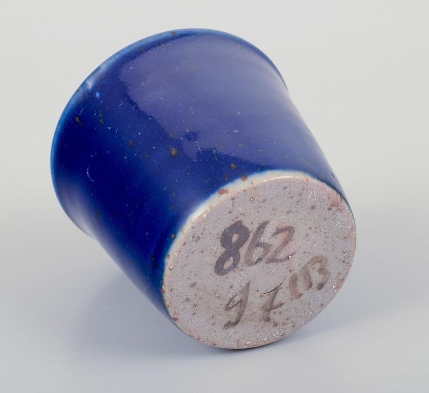 Elly Kuch and Wilhelm Kuch. Three unique miniature vases.1980s - 3