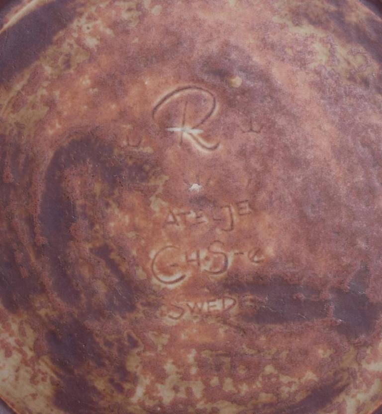 Carl Harry Ståhlane for Rörstrand Ateljé, Sweden. Large ceramic bowl. Approx. 1960 - 7