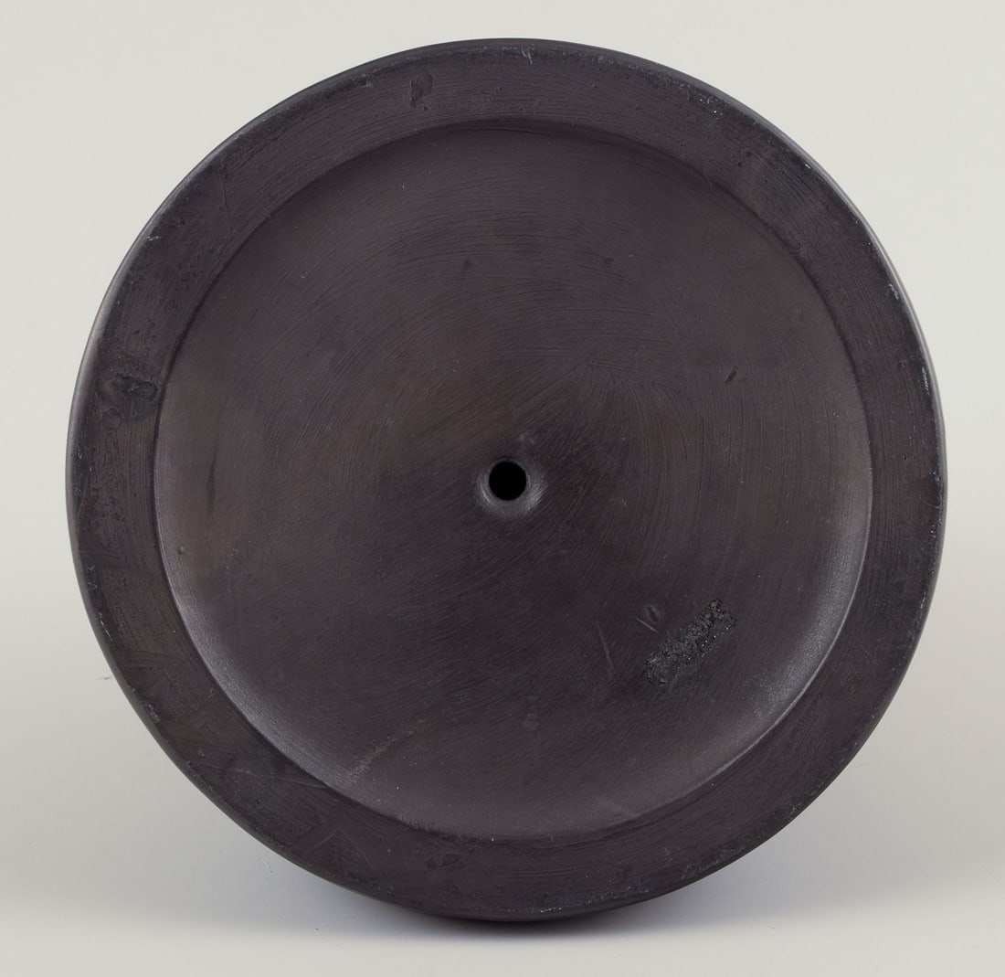 L. Hjorth, Bornholm. Figure of Joan of Arc in black terracotta. Ca. 1900. - 9