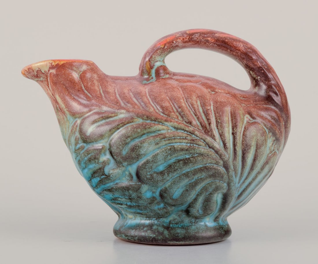 Michael Andersen, Bornholm. Small ceramic jug. Mid-20th C. - 5