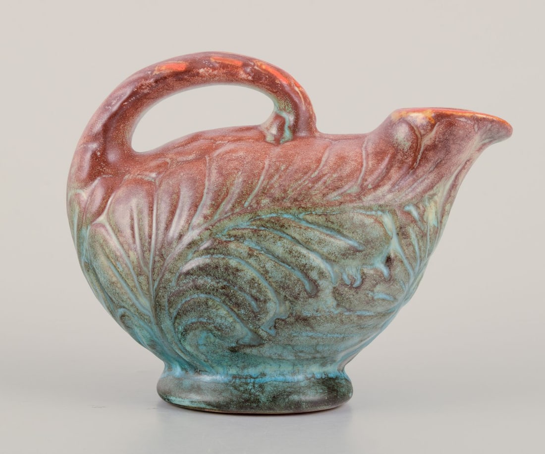 Michael Andersen, Bornholm. Small ceramic jug. Mid-20th C. - 6