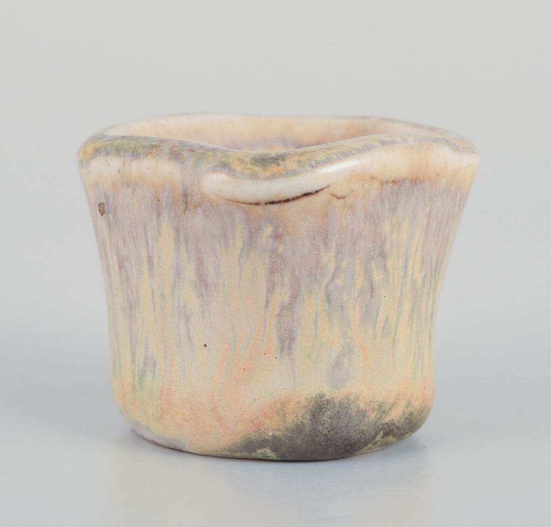 Edith Sonne for Saxbo, Denmark. Small ceramic candlestick. Mid-20th C. - 5