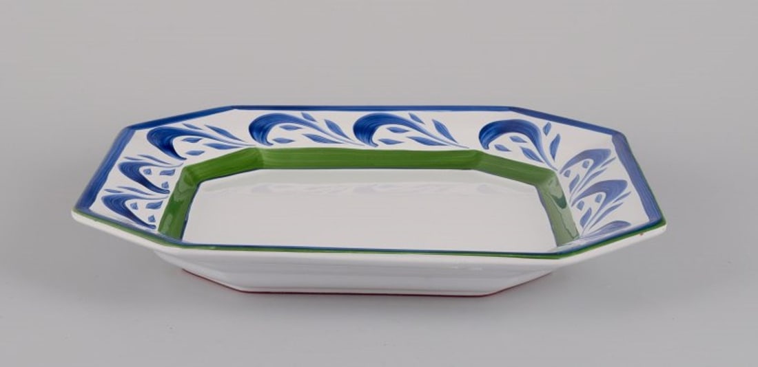 Herend, Hungary. Four square ceramic dinner plates. Approx. 1980s. - 5