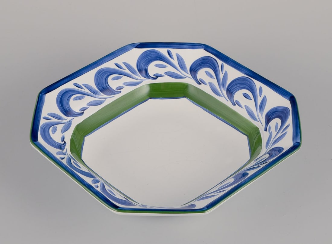 Herend, Hungary. A set of six deep ceramic plates. Approx. 1980s. - 5